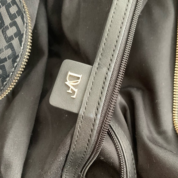DVF Authentic Black/gold Weekender Simone Collection bag EXCLUDES SHOULDER STRAP - Picture 10 of 16